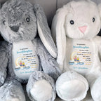 To My Beautiful Granddaughter, You Leave A Little Sparkle Wherever You Go, Stuffed Bunny and Stars