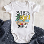 Pack My Diapers, Going To The Beach With Palm Tree