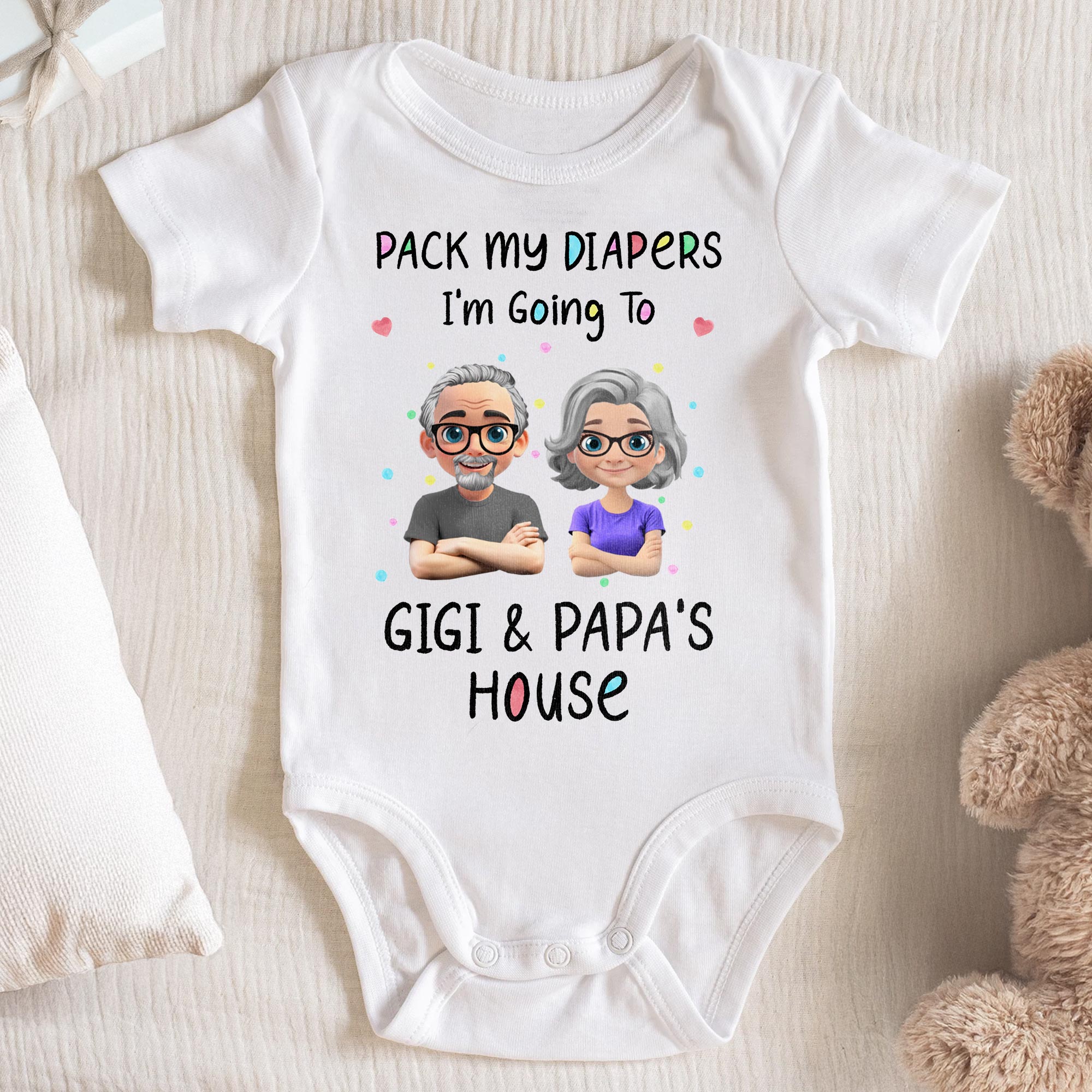 Pack My Diapers Going To Gigi & Papa's House