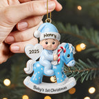Celebrate Your Baby's First Christmas With Rocking Horse