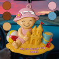My 1st Beach Trip, Beach Ball and Sand Castle