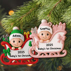 Baby’s 1st Christmas With Sleigh And Gifts