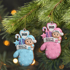 Baby's 1st Christmas With Baby And Gifts