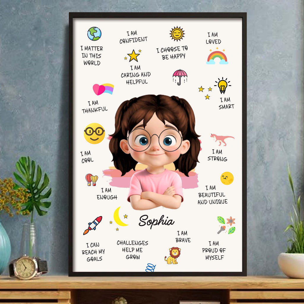 I Am Confident, Loved, Smart, Strong, Beautiful And Unique