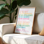 Je Suis Unique And Strong Personal Affirmations