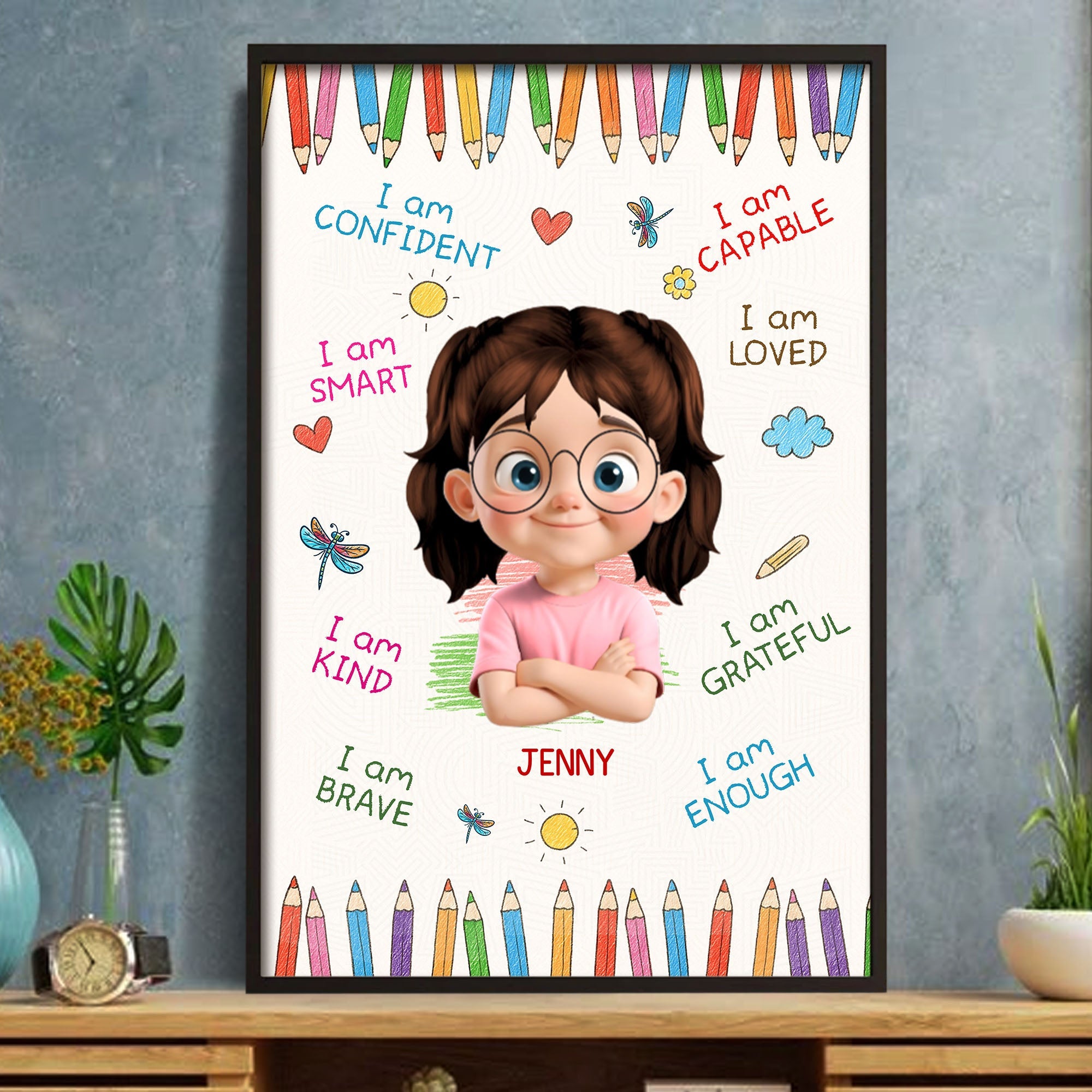 I Am Confident, I Am Smart, Motivational Affirmations For Girls