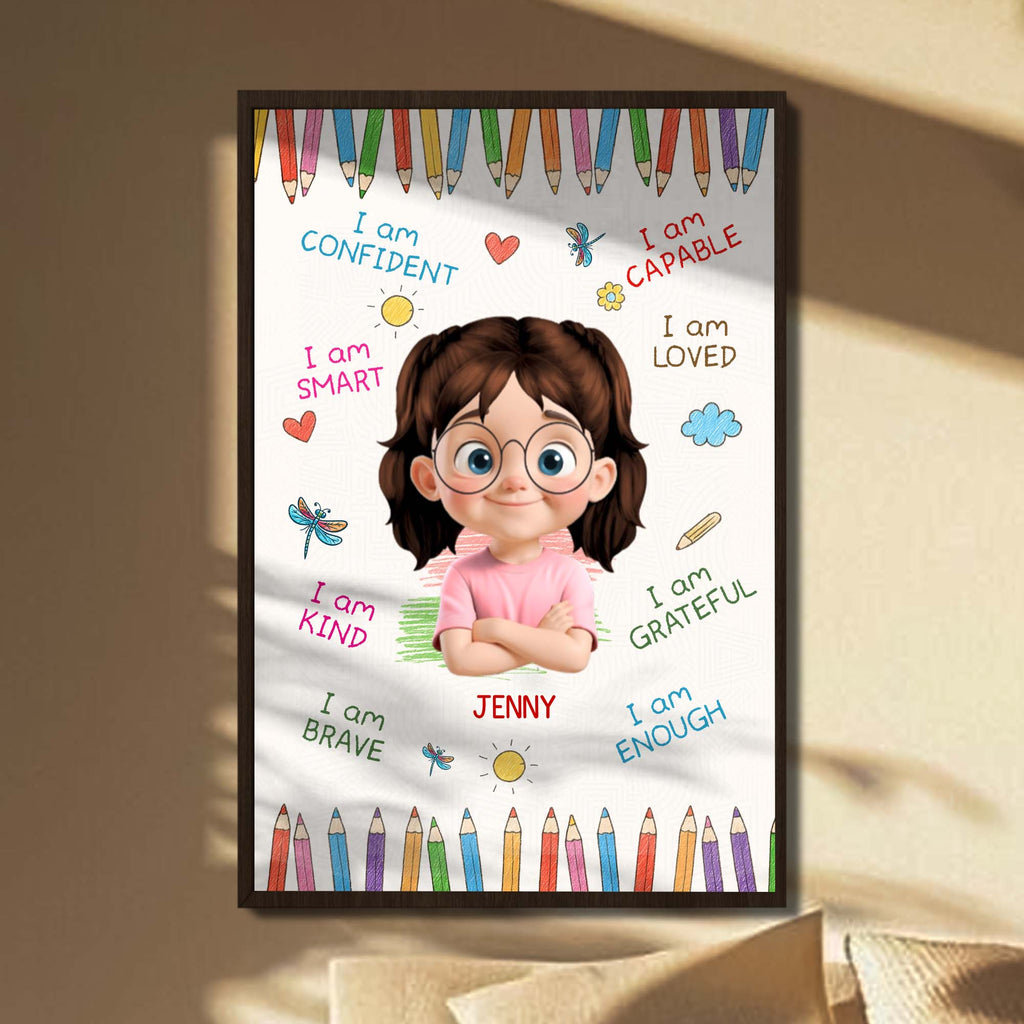 I Am Confident, I Am Smart, Motivational Affirmations For Girls