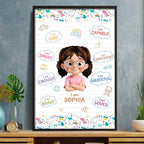 I Am Kind, Smart, Capable, Loved Encouragement Poster