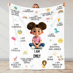I Am Brave, Beautiful And Unique, Empowering Words For Girls