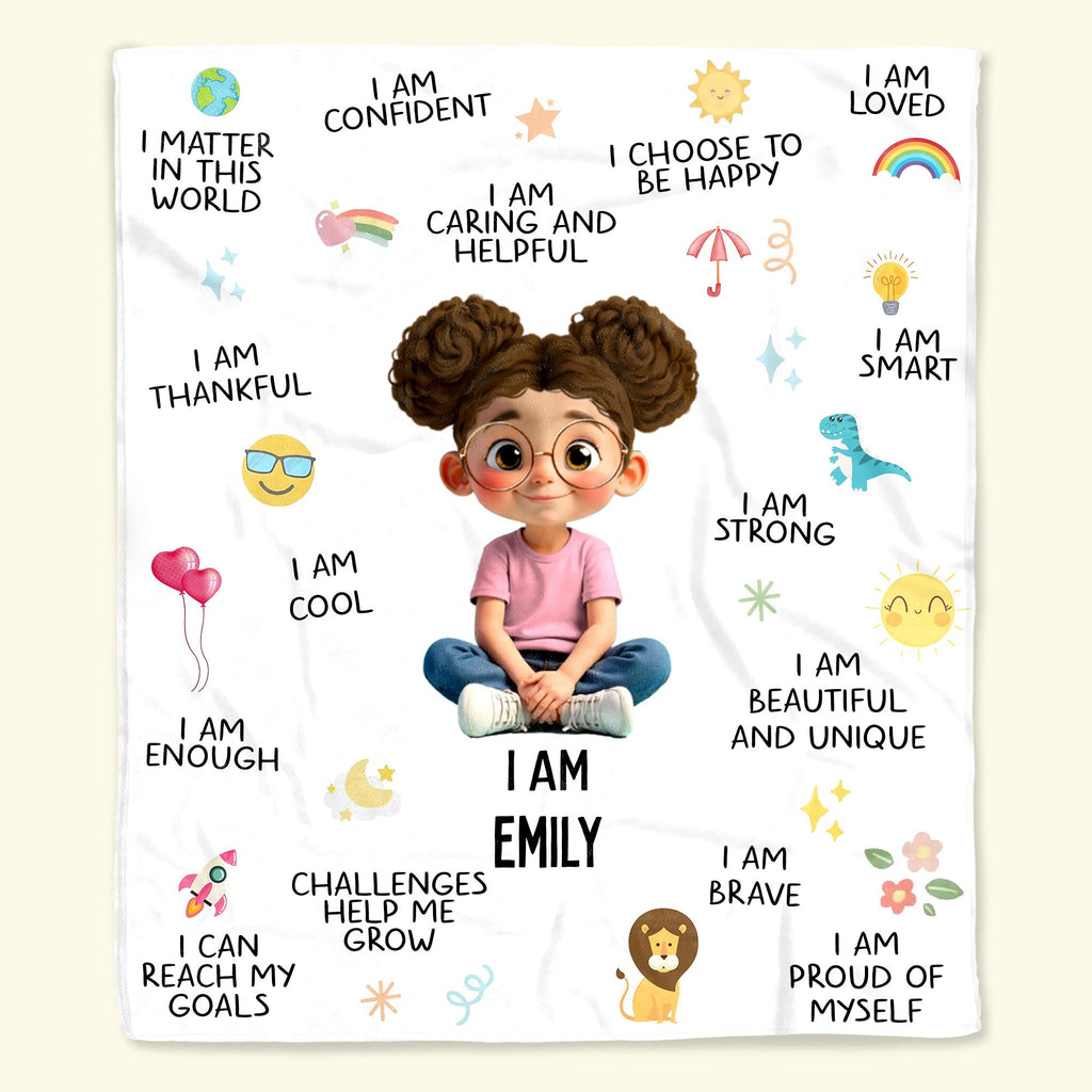 I Am Brave, Beautiful And Unique, Empowering Words For Girls