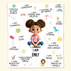 I Am Brave, Beautiful And Unique, Empowering Words For Girls