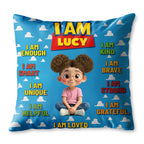 I Am Enough Kind Smart Unique, Positive Affirmations Pillow