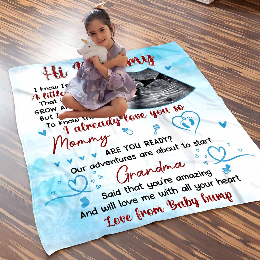 Hi Mommy Our Adventures Are About to Start Love from Baby Bump