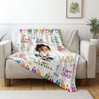 I Am Kind, I Am Grateful, Custom Positive Affirmations Blanket