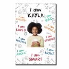 I Am Loved, Encouraging Words Poster For Young Girls