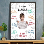 I Am Loved, Encouraging Words Poster For Young Girls