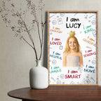 I Am [Name], Empowerment And Positive Affirmations Poster