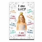 I Am [Name], Empowerment And Positive Affirmations Poster