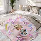 I Am Kind, I Am Important, Unique And Happy Blanket