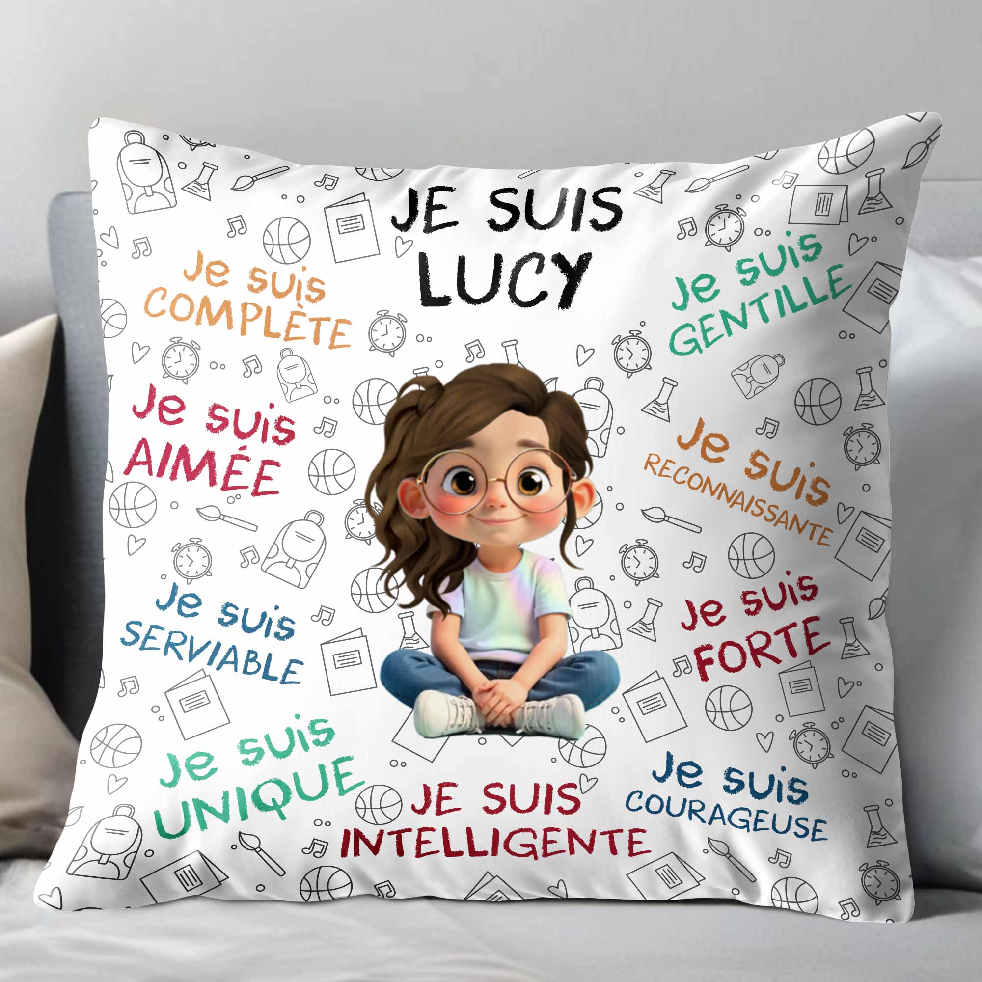 Affirmations Of Self Love And Positivity Pillow