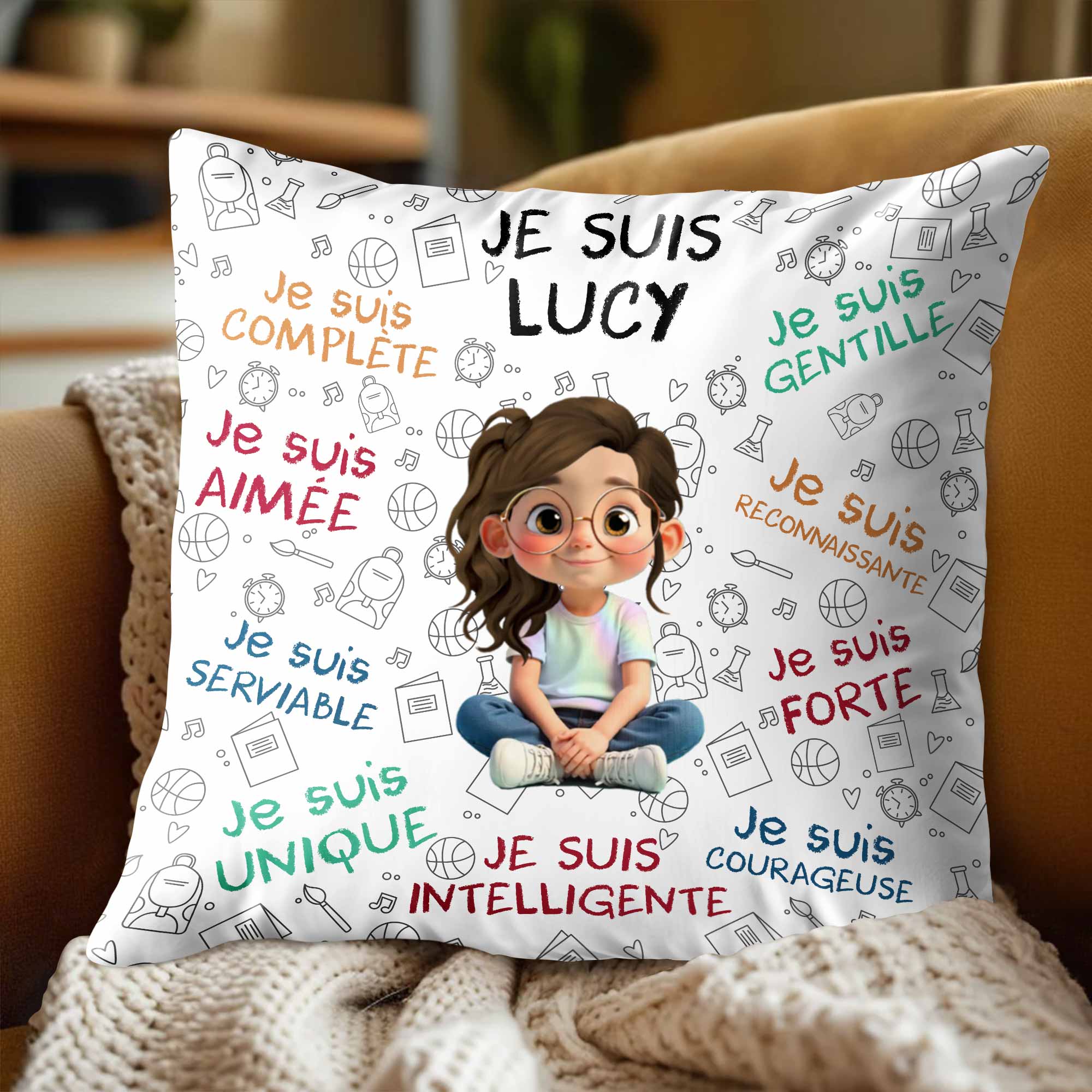 Affirmations Of Self Love And Positivity Pillow