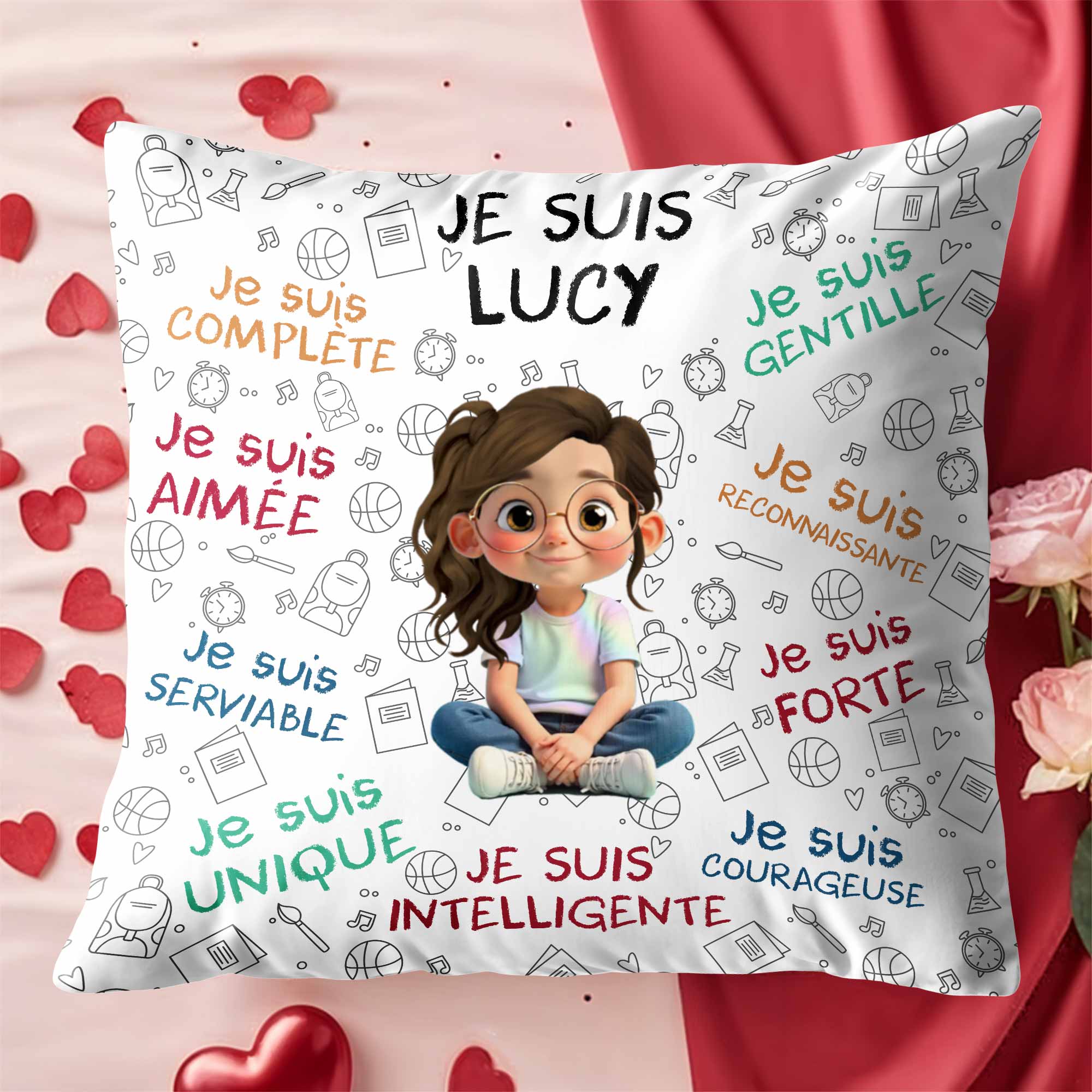 Affirmations Of Self Love And Positivity Pillow