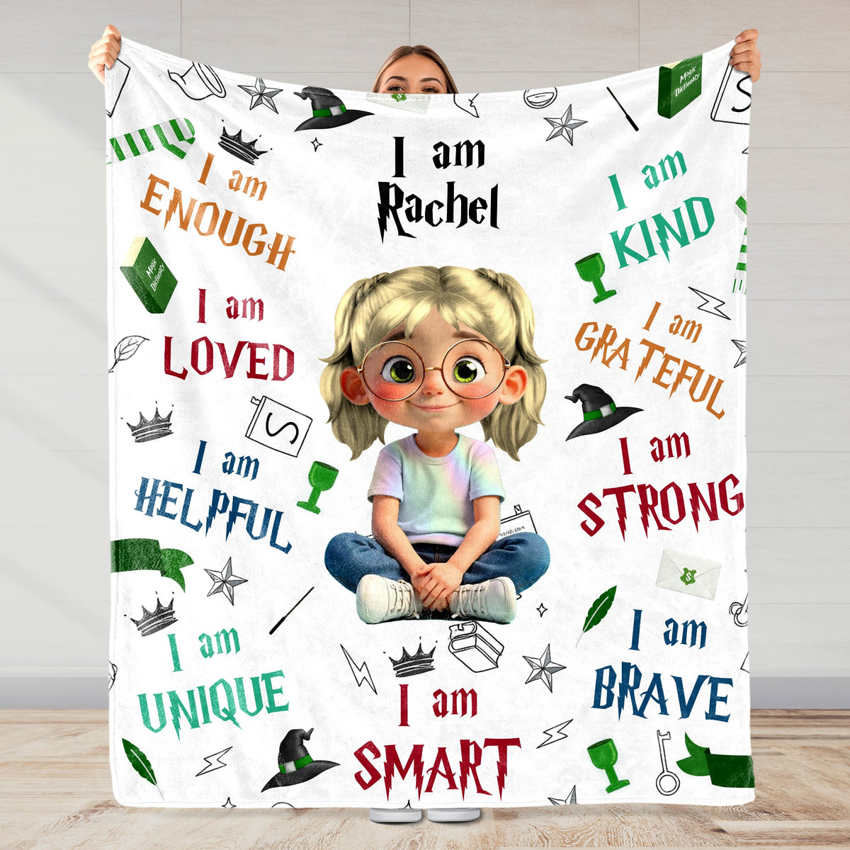 I Am Enough, I Am Loved, Strong and Brave Girl