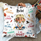 I Am Enough, I Am Loved, Encouraging Positive Affirmations Pillow
