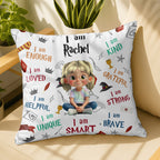 I Am Enough, I Am Loved, Encouraging Positive Affirmations Pillow