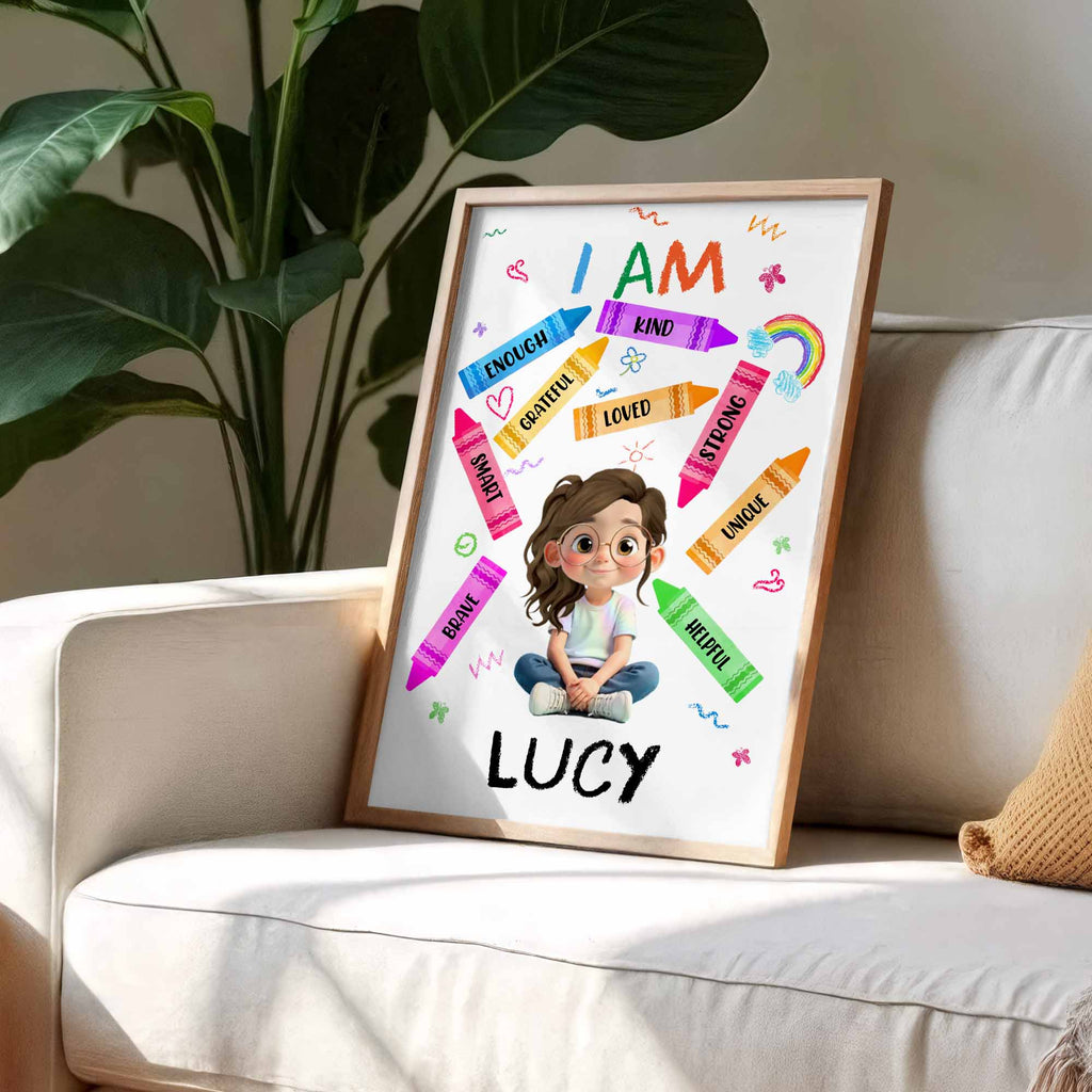 I Am Enough Kind Grateful Loved Strong Unique Smart Helpful