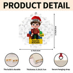 Master Builder With Lego Blocks