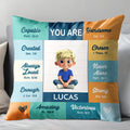 You Are Capable, Amazing, Inspirational Pillow