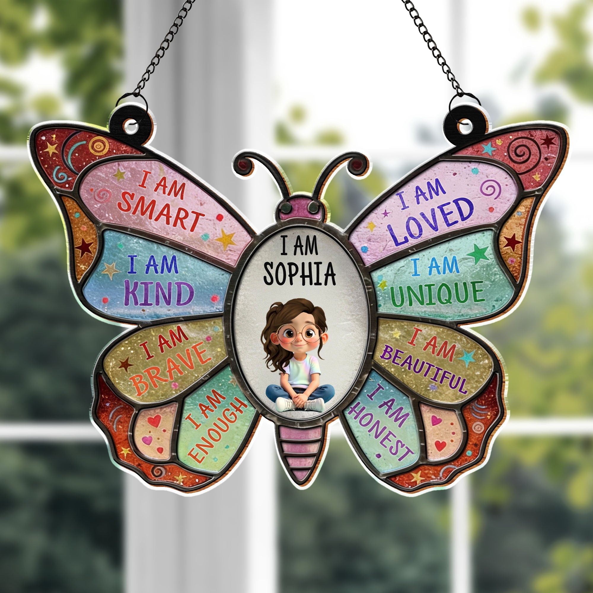 I Am Smart, I Am Kind, Positive Affirmations Butterfly