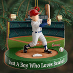 Just A Boy Who Loves Baseball And Sports