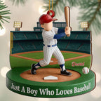 Just A Boy Who Loves Baseball And Sports
