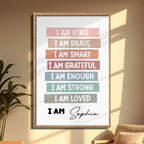 I Am Kind, Brave, Smart, Grateful, Enough, Strong, Loved