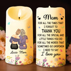 Thank You Mom For Everything Special Quote With Mother And Daughter