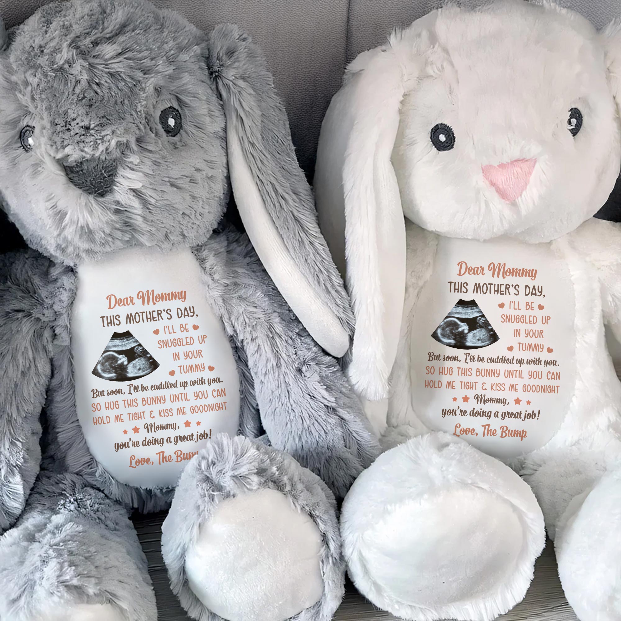 Dear Mommy This Mother’s Day, Bunny And Ultrasound Image