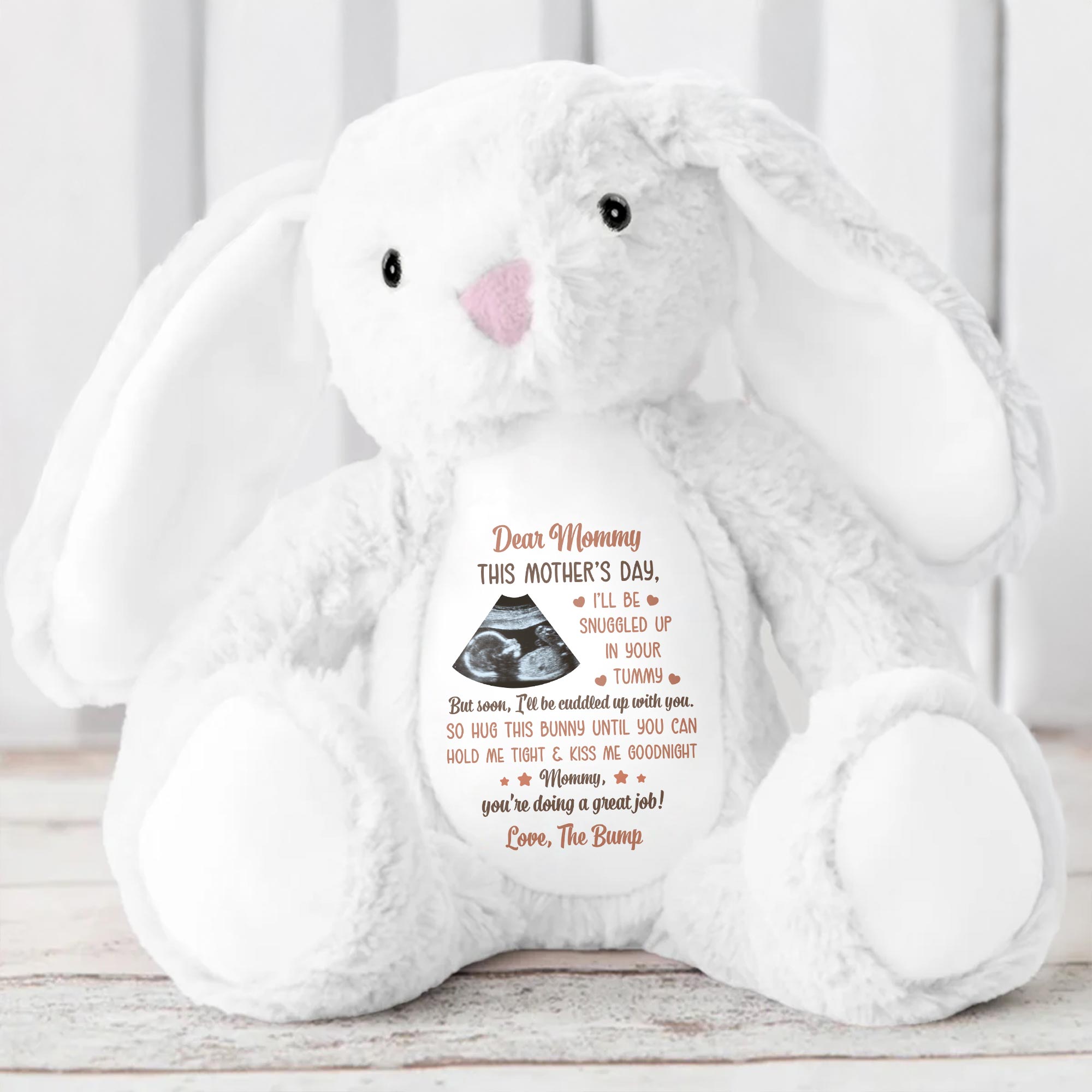 Dear Mommy This Mother’s Day, Bunny And Ultrasound Image