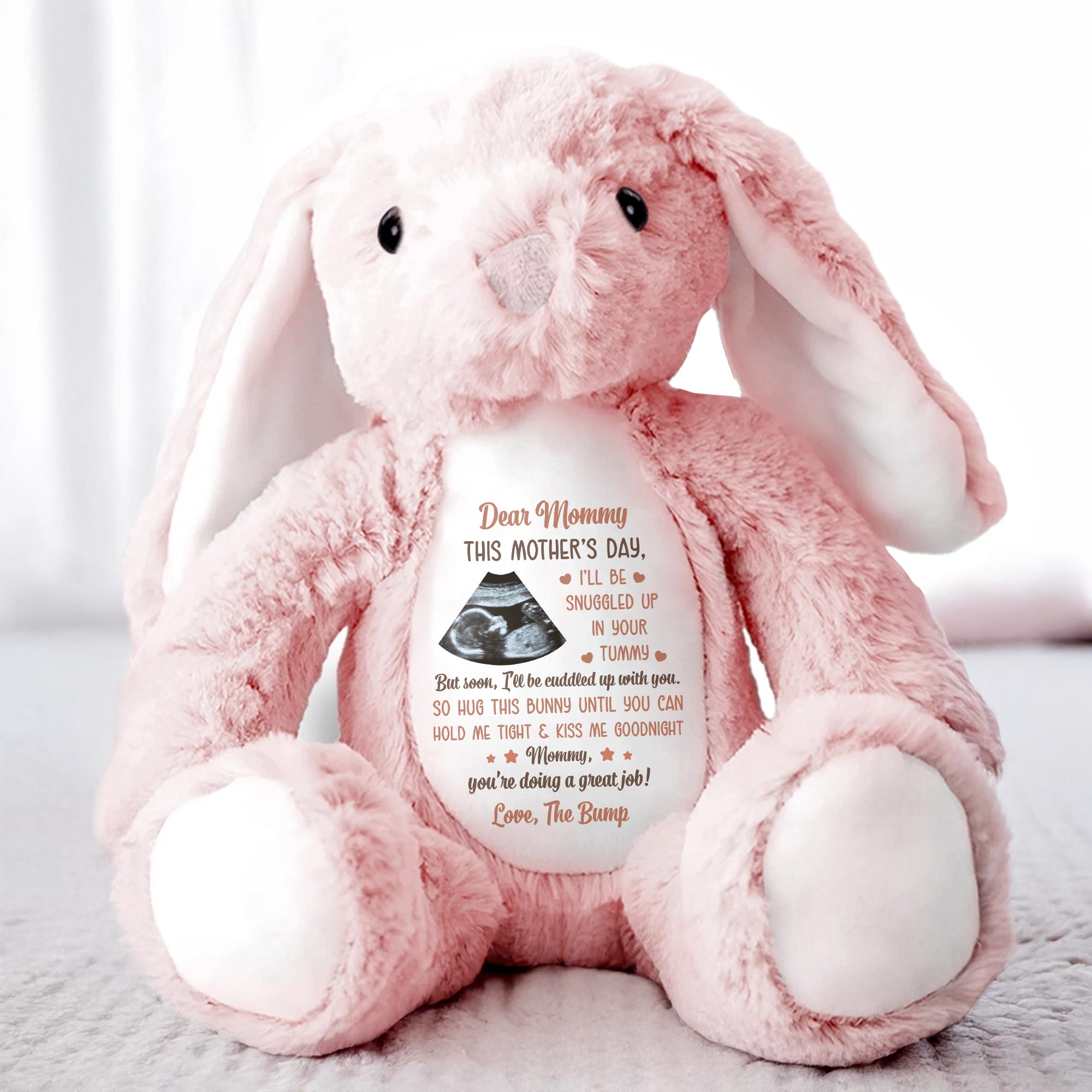 Dear Mommy This Mother’s Day, Bunny And Ultrasound Image