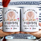 You're Doing A Great Job, Mommy Happy 1st Mother's Day, Handprints and Flowers