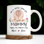 You're Doing A Great Job, Mommy Happy 1st Mother's Day, Handprints and Flowers