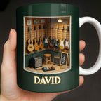 Music Is Life With Collection Of Guitars And Music Room Design