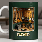 Music Is Life With Collection Of Guitars And Music Room Design