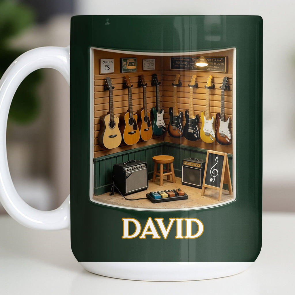 Music Is Life With Collection Of Guitars And Music Room Design