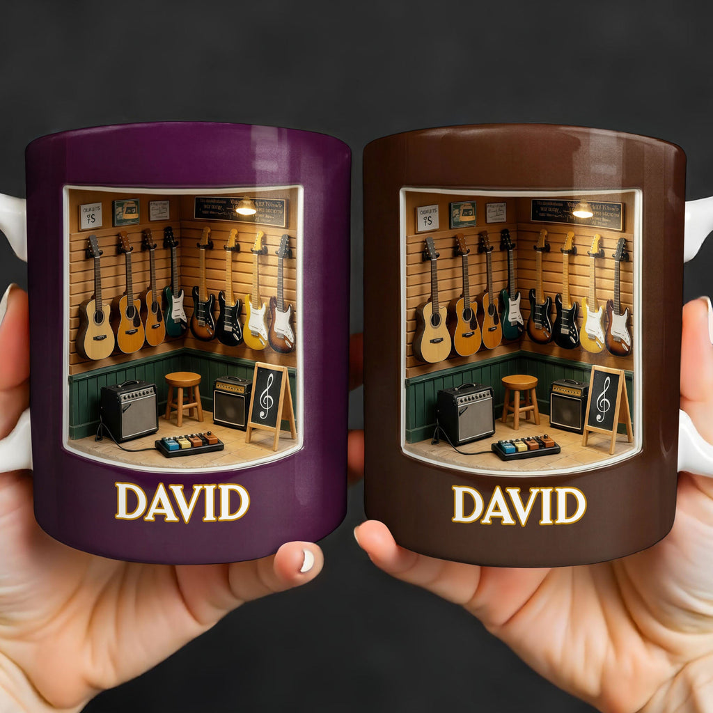 Music Is Life With Collection Of Guitars And Music Room Design