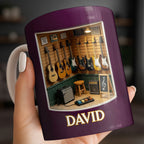 Music Is Life With Collection Of Guitars And Music Room Design