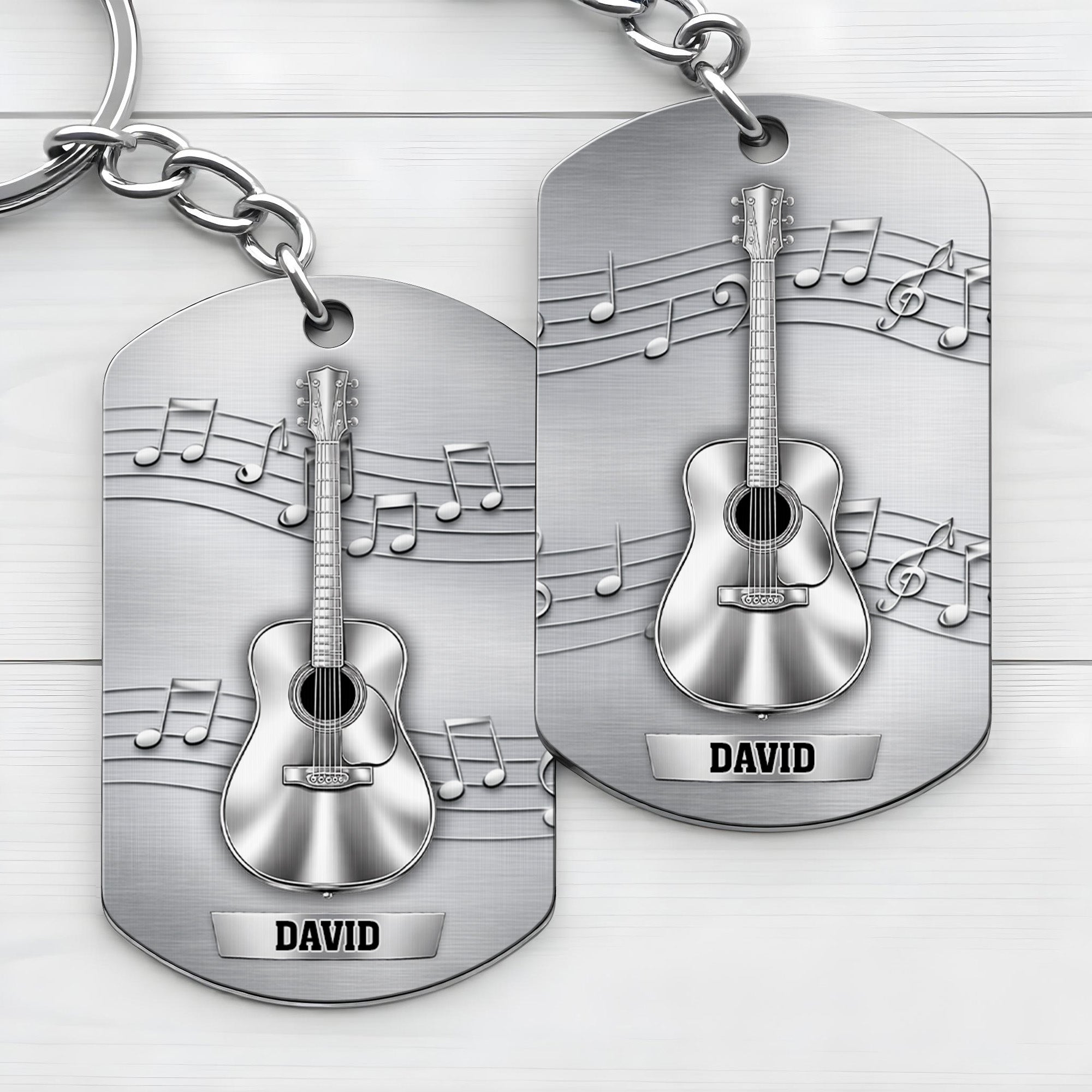 Music Is The Sound Of The Soul Acoustic Guitar And Notes