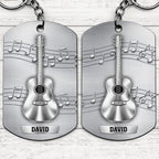 Music Is The Sound Of The Soul Acoustic Guitar And Notes
