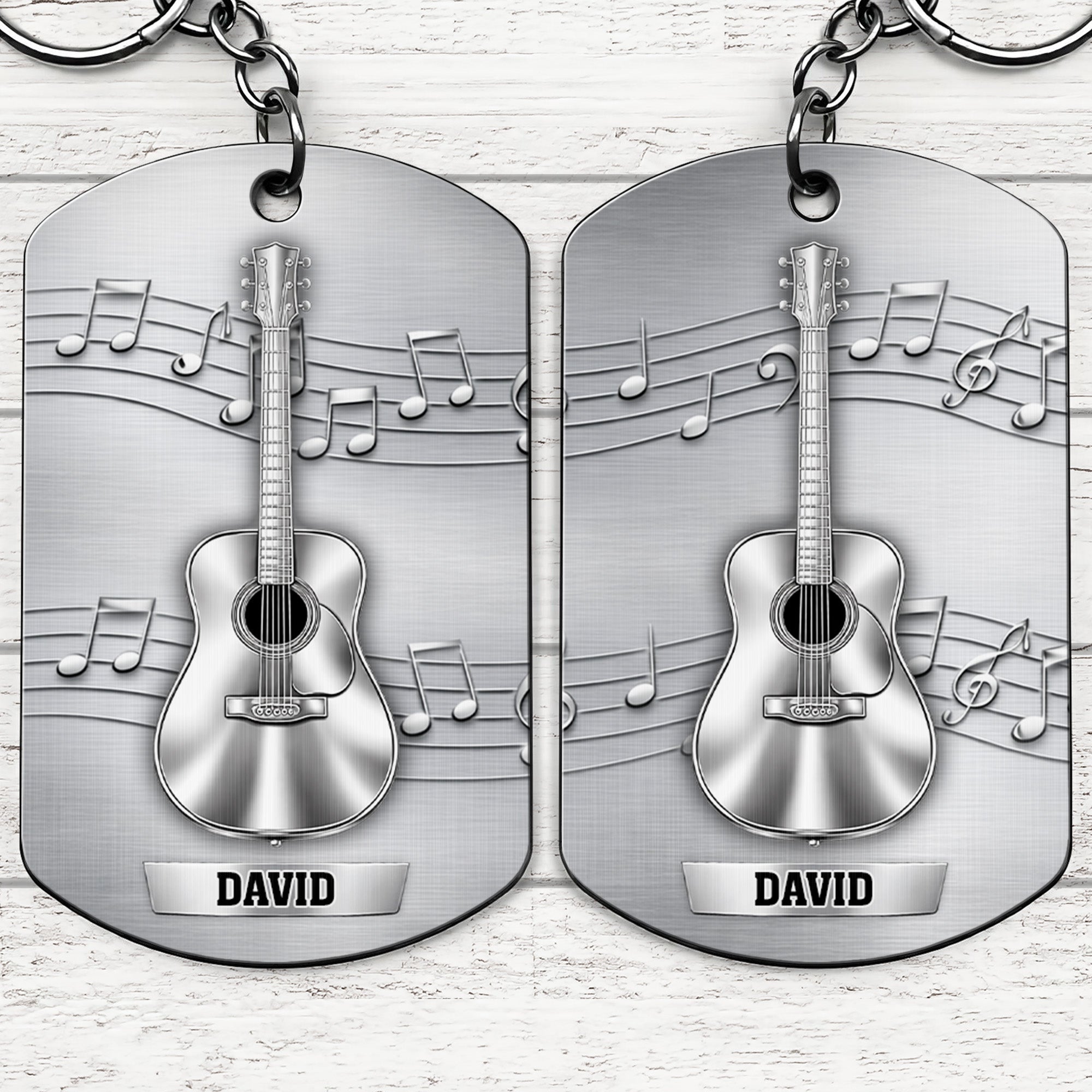 Music Is The Sound Of The Soul Acoustic Guitar And Notes